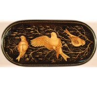 Лаковая миниатюра "Птички"