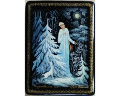Лаковая миниатюра "Рождественская ночь"