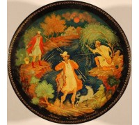 Лаковая миниатюра "Рыбаки"
