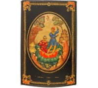 Лаковая миниатюра "Рыболовы"