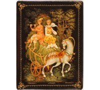 Лаковая миниатюра "Сенокос"