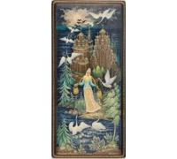 Лаковая миниатюра "Северная лебёдушка"