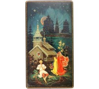 Лаковая миниатюра "Северный мотив"