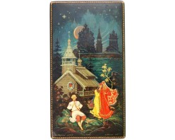 Лаковая миниатюра "Северный мотив"