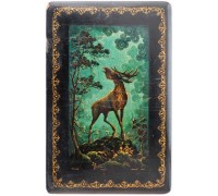 Лаковая миниатюра "Сохатый"