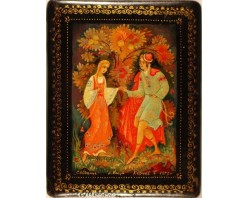 Лаковая миниатюра "Свидание"