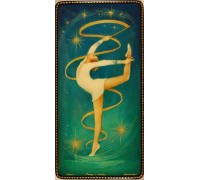 Лаковая миниатюра "Танец с лентой"