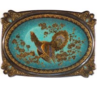 Лаковая миниатюра "Токующий глухарь"