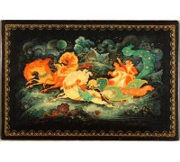 Лаковая миниатюра "Тройка"