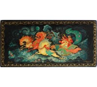 Лаковая миниатюра "Тройка"