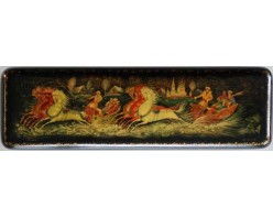 Лаковая миниатюра "Тройки"