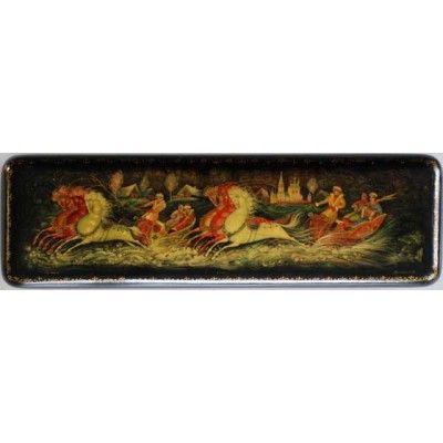 Лаковая миниатюра "Тройки"