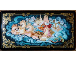 Лаковая миниатюра "Тройка"