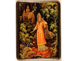 Лаковая миниатюра "Царевна"