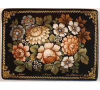 Лаковая миниатюра "Цветы"