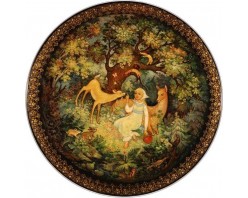 Лаковая миниатюра "А ты Кто"