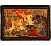 Лаковая миниатюра "Александр Невский"