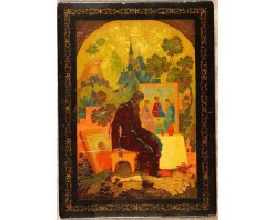 Лаковая миниатюра "Андрей Рублёв"
