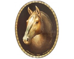 Лаковая миниатюра "Арабский скакун"