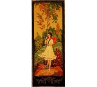 Лаковая миниатюра "Березки"