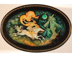 Лаковая миниатюра "Дон Кихот"