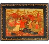 Лаковая миниатюра "Вечер"