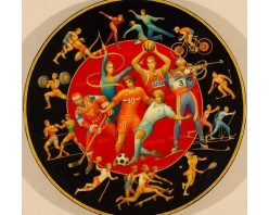 Лаковая миниатюра "Виды спорта"