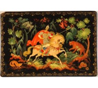 Лаковая миниатюра "Витязь"