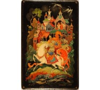 Лаковая миниатюра "Волга"