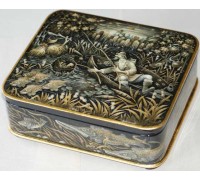 Лаковая миниатюра "Эх, хвост-чешуя"