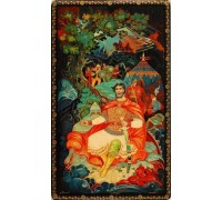 Лаковая миниатюра "Ермак"