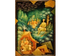 Лаковая миниатюра "Фронтовые письма"